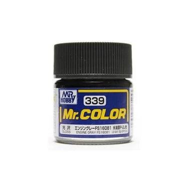 Mr Hobby (Gunze) C339 Mr Color Gloss Engine Grey FS16081 Lacquer Paint 10ml